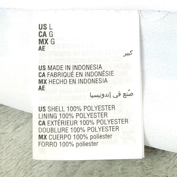 Alfani Women's Faux Wrap Floral Scalloped Sleeves Blouse Top Blue/White Size L - Picture 12 of 13